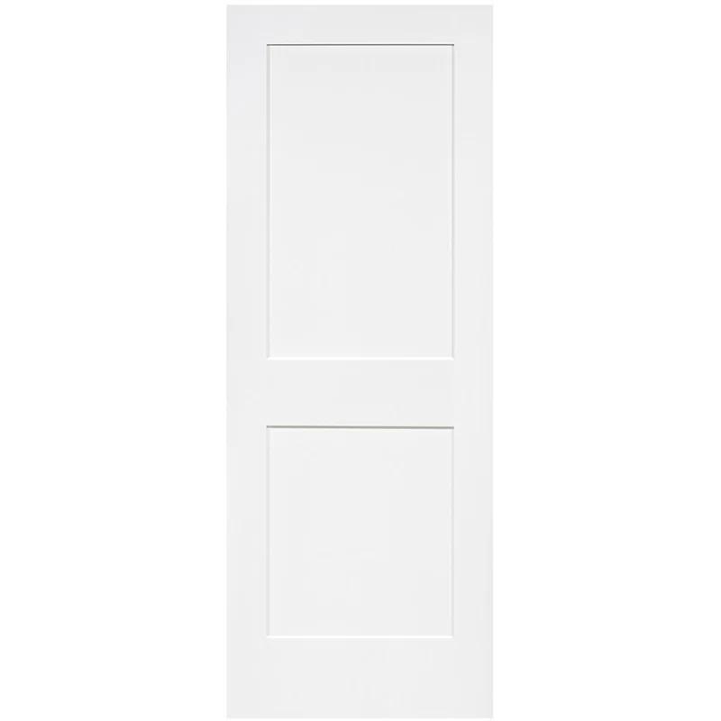 White Primed 2-Panel Door Hollow Core